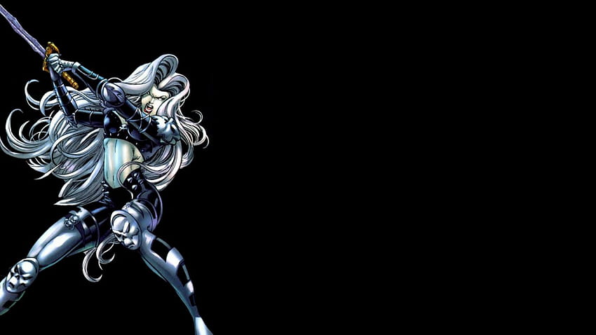 Lady Death, latar belakang hitam, komik, karakter, komik chaos, ilustrasi Wallpaper HD