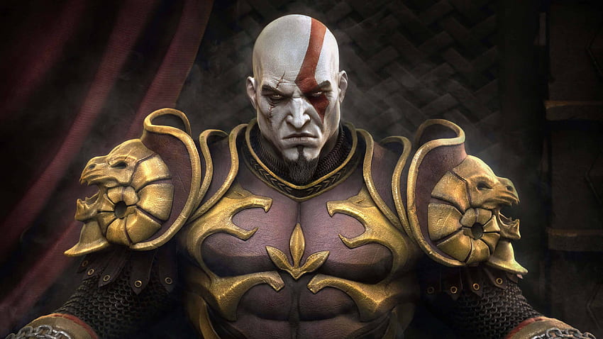 God Of War Kratos Throne U HD wallpaper
