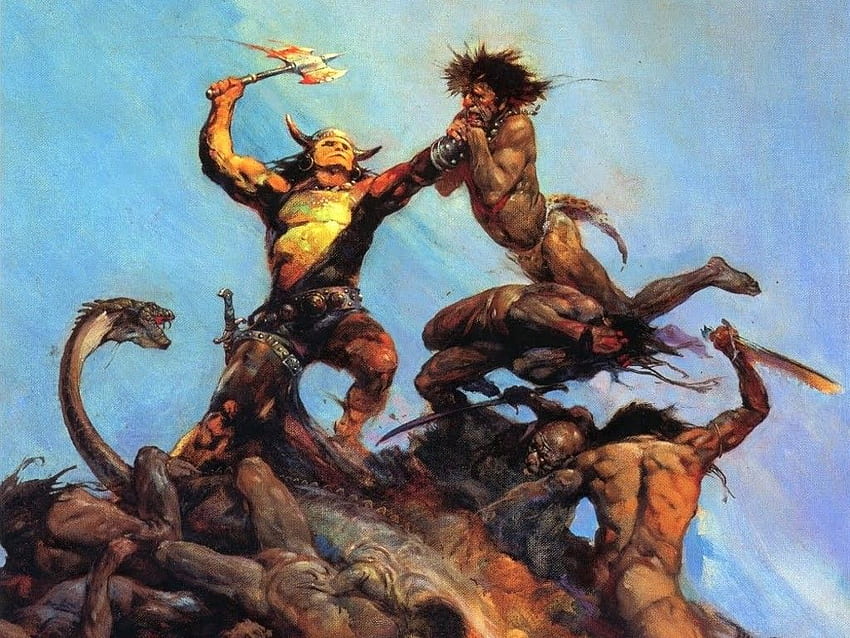 My - Fantasy : Conan (by Frank Frazetta) HD wallpaper