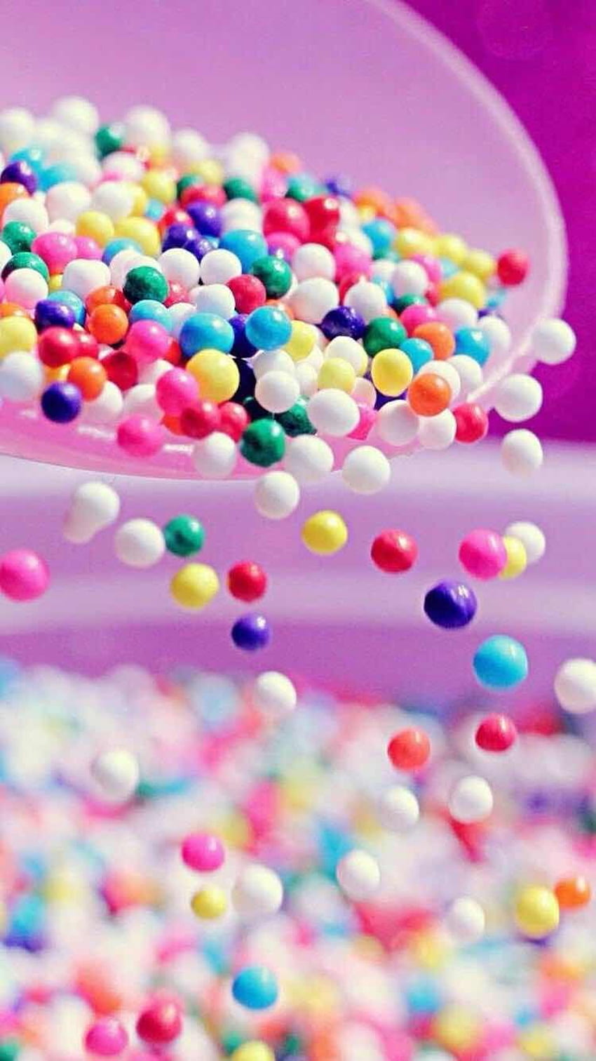 IPhone and Android : Sprinkles Background for iPhone, Pastel Candy HD phone  wallpaper | Pxfuel
