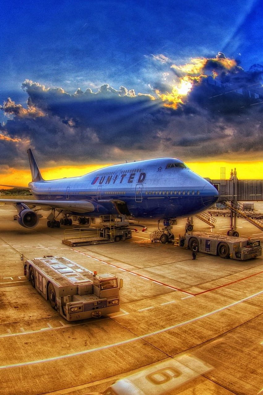 Airport, Plane, Sky, r Iphone 4s 4 For Parallax Background HD phone wallpaper
