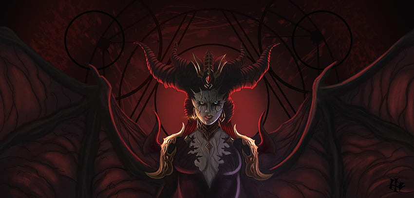 ArtStation - Lilith Diablo 4, Diablo IV HD тапет
