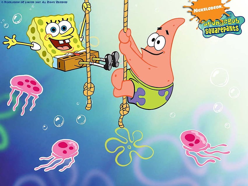 Spongebob Squarepants : Spongebob Squarepants and Patrick . Spongebob , Spongebob background, Cartoon HD wallpaper