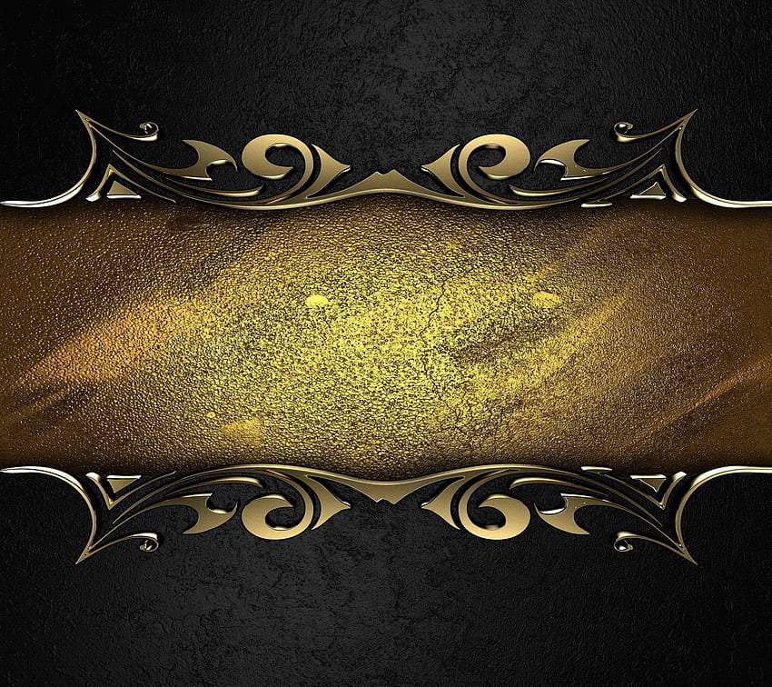 Ouro Elegante - , Fundo Dourado Elegante em Morcego, Elegante Preto e Dourado papel de parede HD