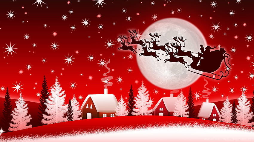 Christmas Magic Background HD wallpaper