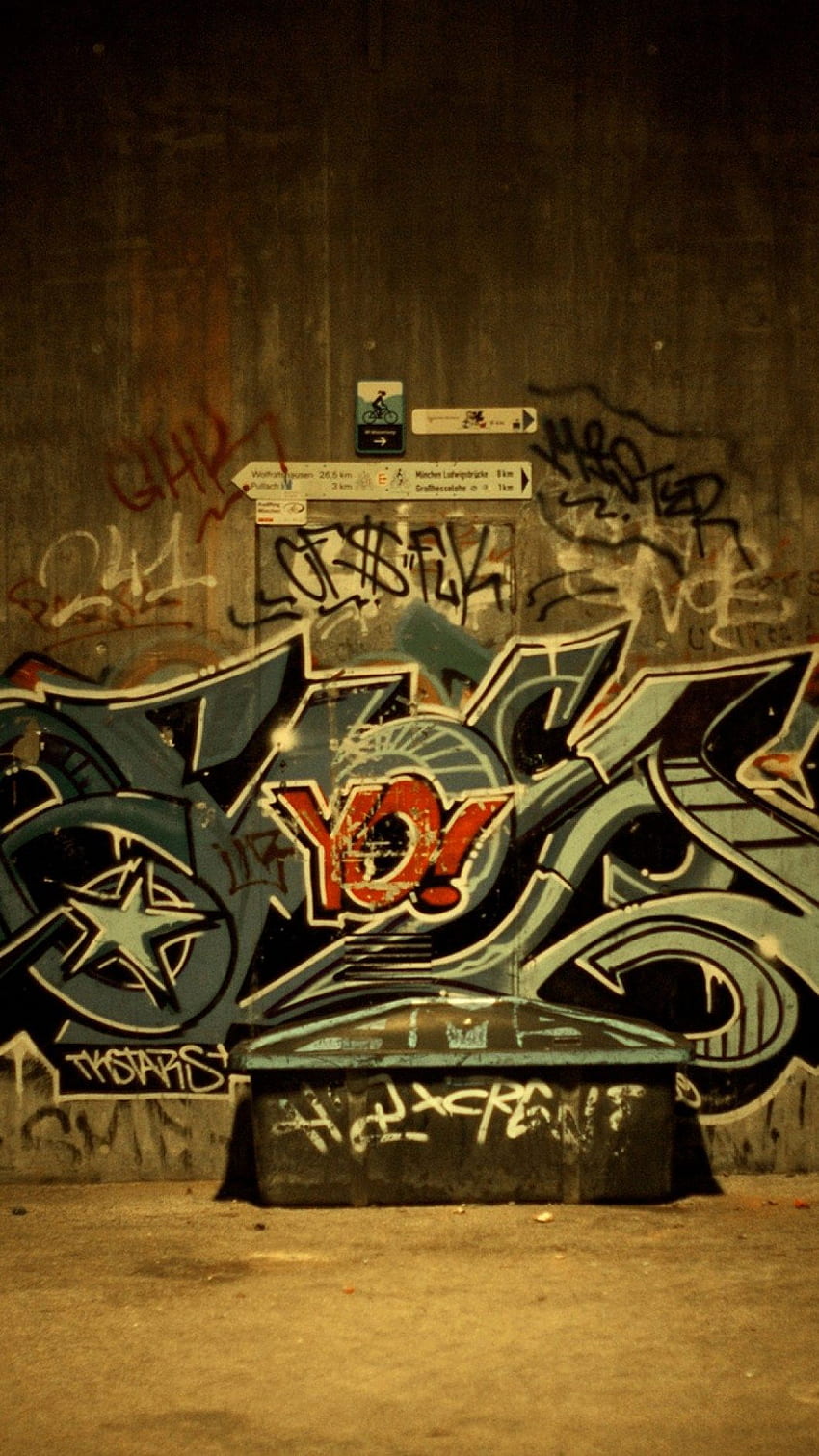Hip Hop Graffiti For Mobile HD phone wallpaper