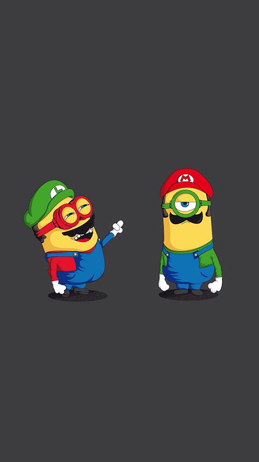 Funny Mario And Luigi Minions iPhone 6 plus HD phone wallpaper