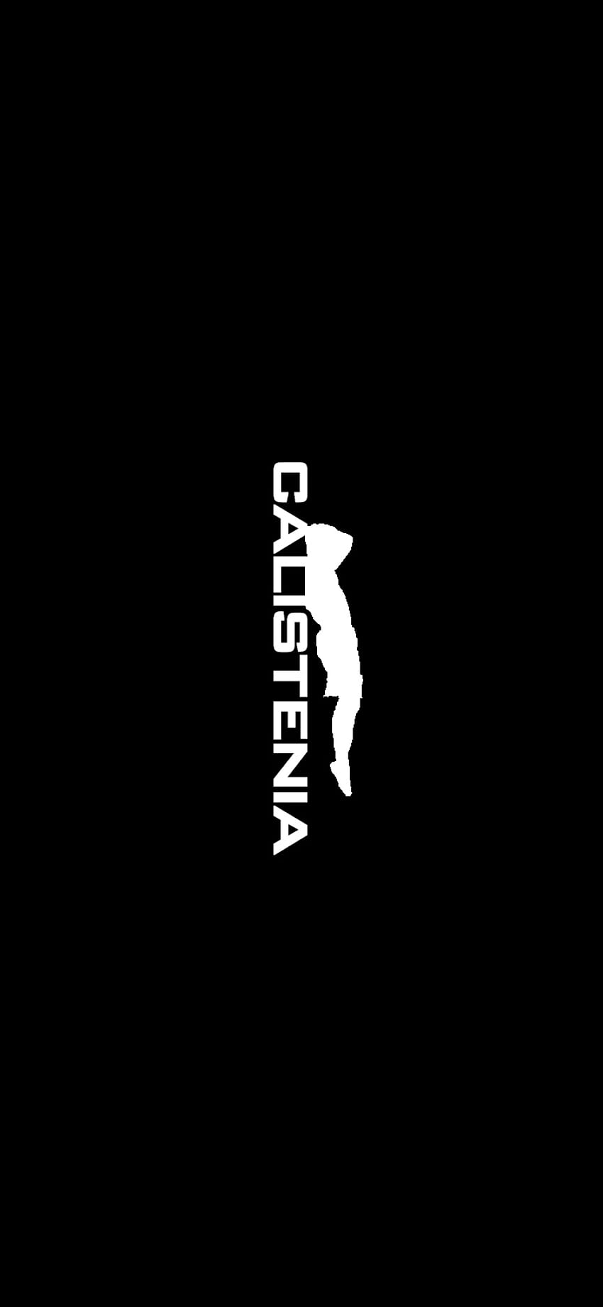Calistenia, símbolo, arte. fondo de pantalla del teléfono