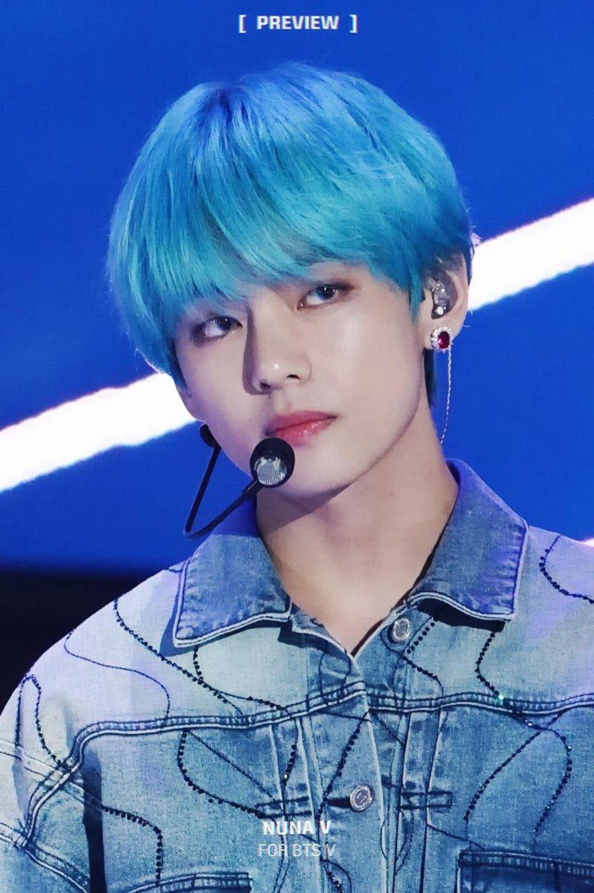 Taehyung Blue Hair HD phone wallpaper | Pxfuel