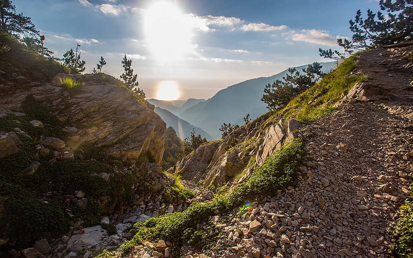 Le guide du randonneur pour conquérir le mont Olympe en Grèce Fond d'écran HD