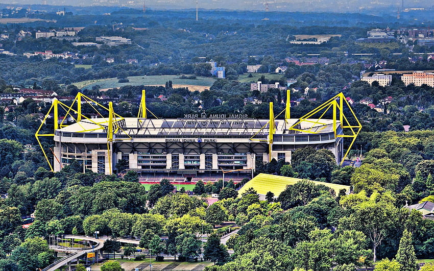 Signal Iduna Park, สนามกีฬา Borussia Dortmund, Westfalenstadion, BVB Stadion Dortmund, สนามฟุตบอลเยอรมัน, สนามกีฬาที่ใหญ่ที่สุดในเยอรมนี, บุนเดสลีกา, BVB สำหรับความละเอียด คุณสูง วอลล์เปเปอร์ HD