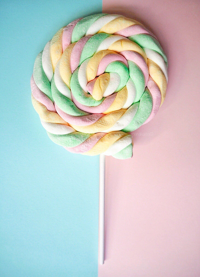 IPhone and Android : Pastel Candy Lollipop for iPhone and Android- on Ins. Pastel  candy, Android , Candy graphy HD phone wallpaper | Pxfuel