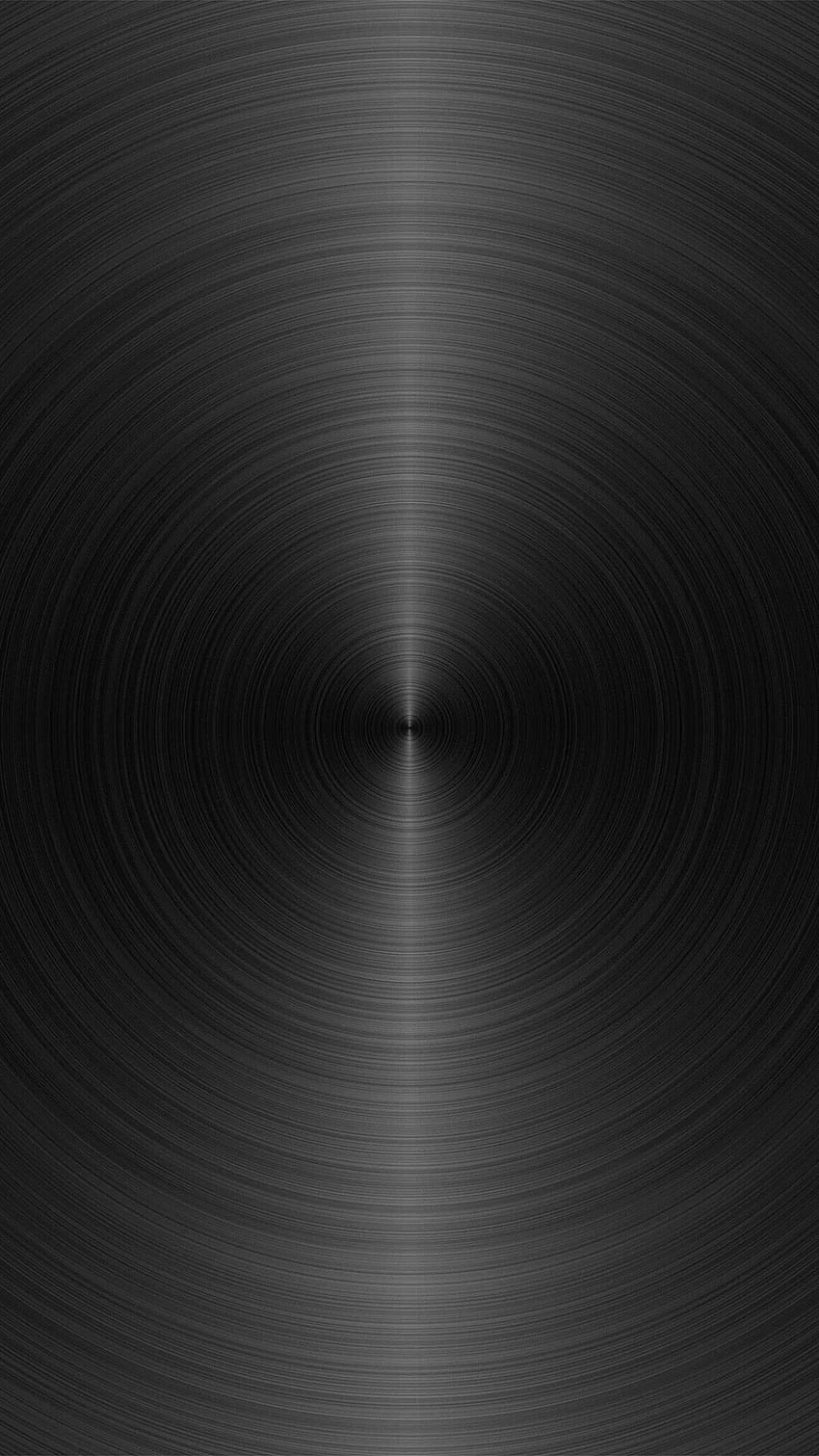 Patrón de textura redonda de círculo de metal gris oscuro, círculo negro fondo de pantalla del teléfono