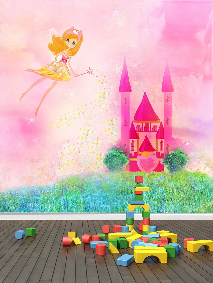 Magic Fairy Tale Princess Castle SW165, Pink Princess Castle HD-Handy-Hintergrundbild