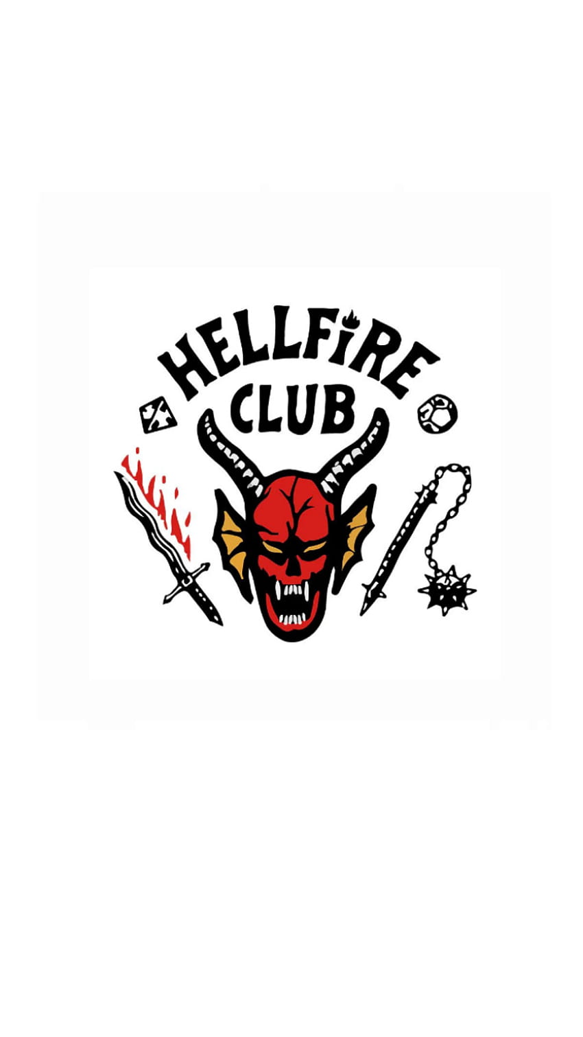 Stranger Things Hellfi, sleeve, logo HD phone wallpaper
