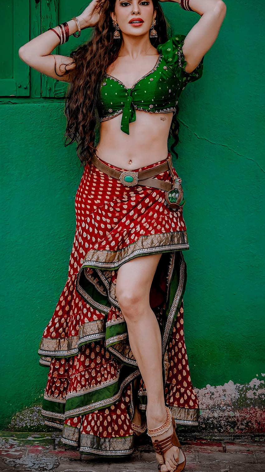Jacqueline Fernandes, bollywood actress, navel, pani pani HD phone wallpaper