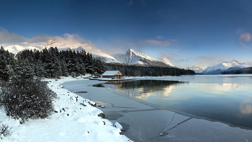 Landscape, Nature, Mountains, Lake HD wallpaper