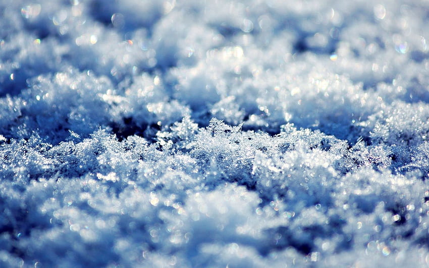 Inverno: Natura Fiocchi Di Neve Cristallo Macro Astratto Inverno Primo Piano Sfondo HD