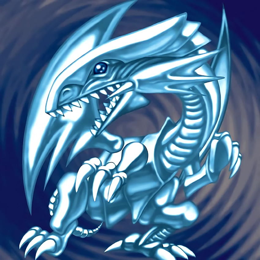 Dragon Blanc Yeux Bleus Yu Gi Oh! Duel Monsters, Dragon Blanc aux Yeux Bleus Fond d'écran de téléphone HD