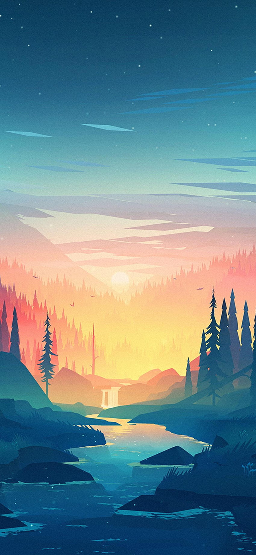 Sunset Beautiful Scenery Wallpaper | wallpaperspick.com