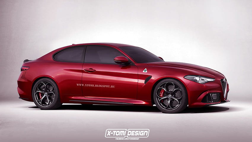 ข่าวลือ: Alfa Romeo Giulia Coupe จะเปิดตัวพร้อมระบบไฮบริดภายในสิ้นปีนี้ วอลล์เปเปอร์ HD