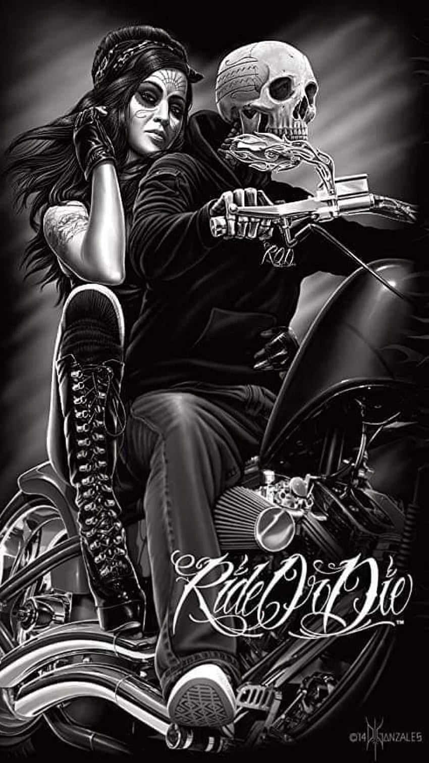 Cavalca o muori, Harley Davidson, moto Sfondo del telefono HD