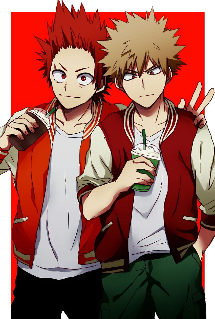 Kirishima and Bakugo, by Pixiv Id 3425523. Boku no hero academia, Hero ...