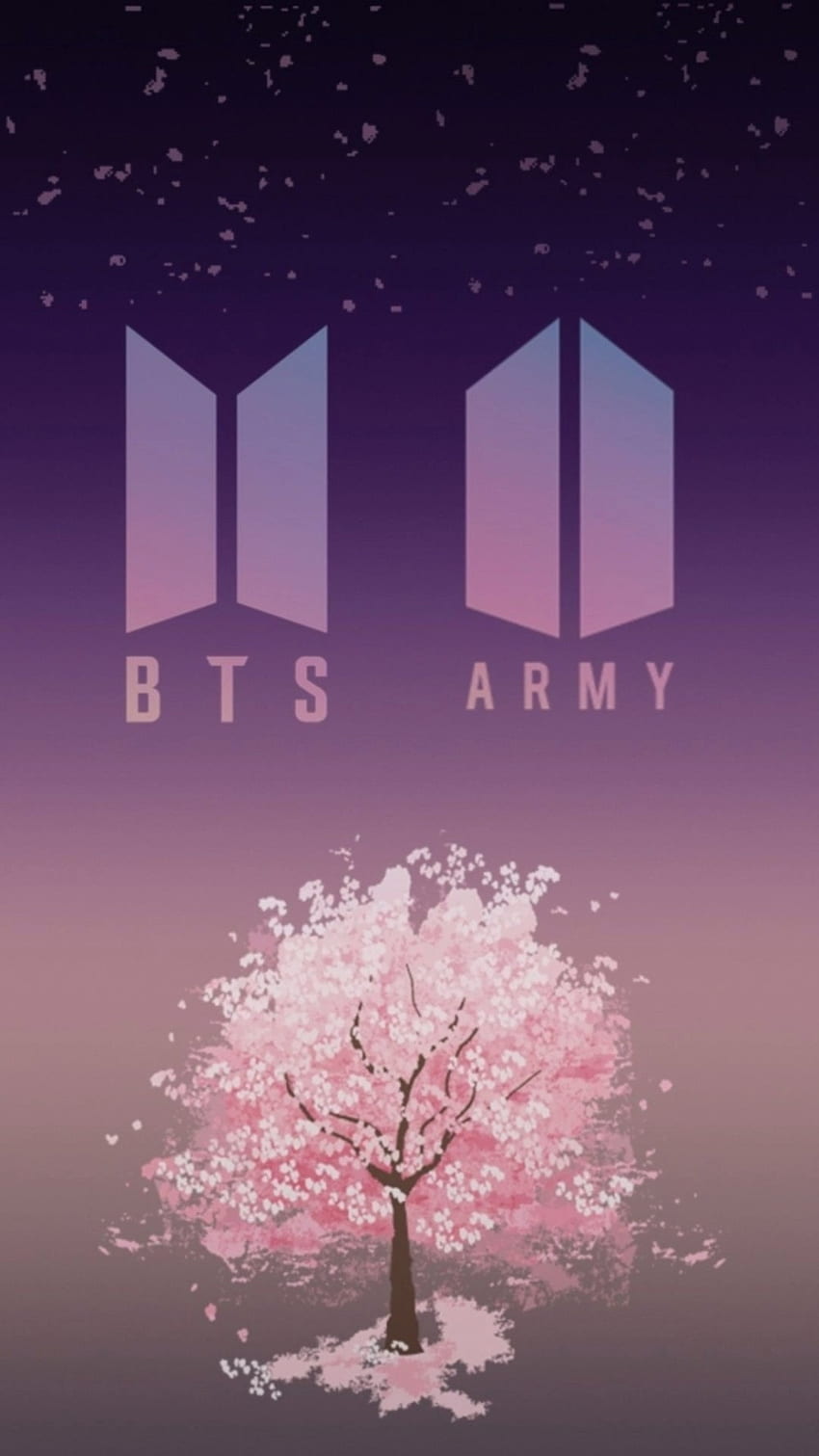 Bts Logo, BTS Army, Purple, bts, army, logo HD phone wallpaper