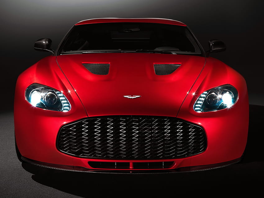 Auto, Aston Martin, Coches, Vista De Frente, 2012, V12, Zagato fondo de pantalla