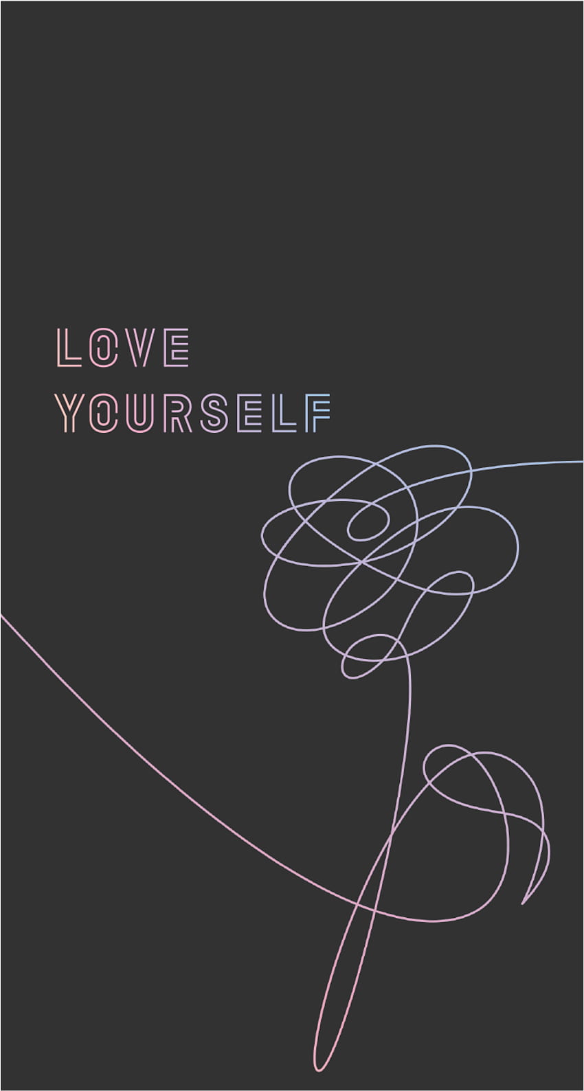 방탄소년단 Love Yourself (pt. 2!), LOVE MYSELF BTS HD 전화 배경 화면