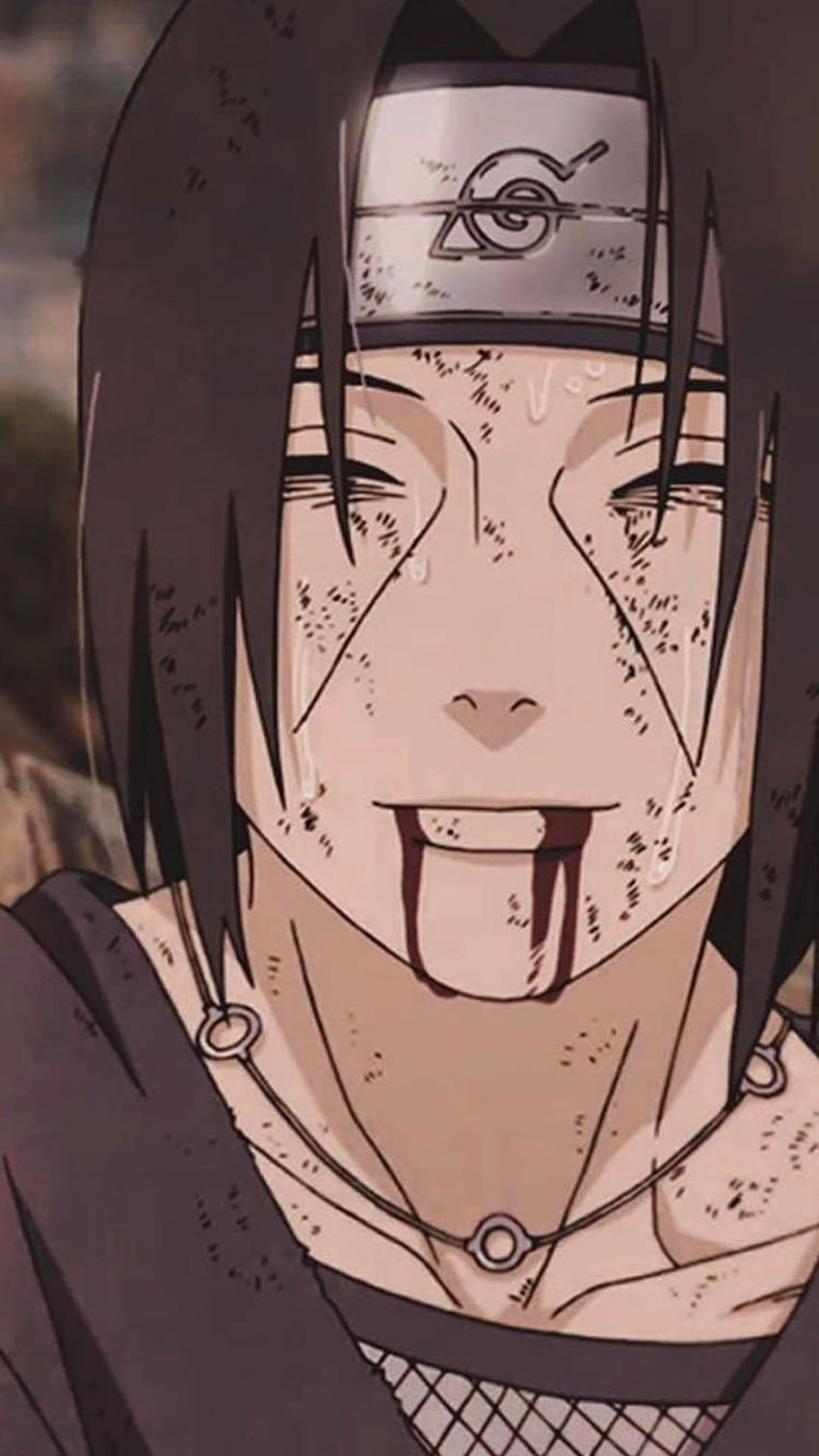 Itachi: Naruto, sonrisa de Itachi fondo de pantalla del teléfono