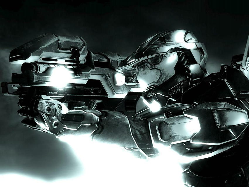 halo 3 Spartan 117 with spartan laser, convent, johnson, finish the fight, halo 3, 117, halo, slayer, spartan laser HD wallpaper