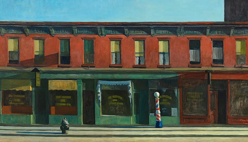 Get Custom Art Edward Hopper - Early Sunday Morning、ポスター アート プリント ウォール デコ - サイズ インチ: ポスター & プリント、Edward Hopper Nighthawks 高画質の壁紙