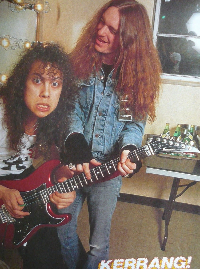 Kirk Hammett And Cliff Burton Metalllica... Kirk Hammett, Metallica, Thrash Metal, Jason Newsted HD phone wallpaper