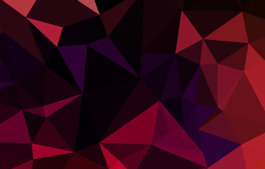 purple, line, red, paper, pink, black, triangles, texture, bending, faces, geometry, polygons, combination for , section абстракции HD wallpaper