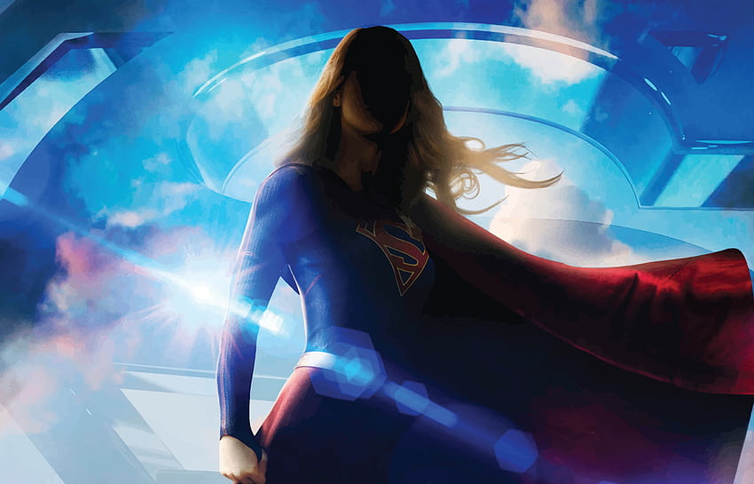 Supergirl, Melissa Benoist, fan art, 2018 HD wallpaper