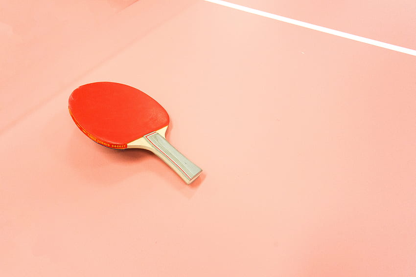 olahraga, , merah muda, pop, ping pong, meja, tenis meja, karet, warna, putih, latar belakang olahraga, estetika, merah, olahraga , . Mocah Wallpaper HD