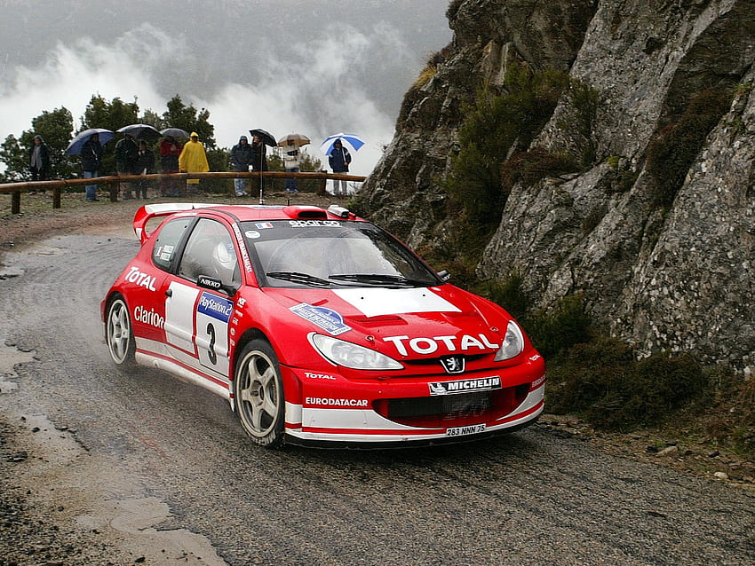 푸조 206 WRC, 푸조, 프랑스어, 자동차, 랠리 HD 월페이퍼