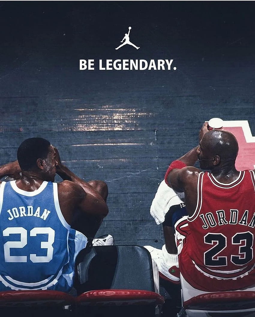 Michael Jordan. Rare Air on Instagram: “Be Legendary, Kobe and Jordan HD phone wallpaper