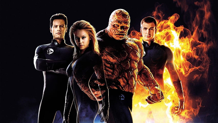 movies, Fantastic Four, Jessica Alba, Invisible Woman, Susan Storm, Human Torch, Mr. Fantastic, Chris Evans, Thing / and Mobile Background HD wallpaper
