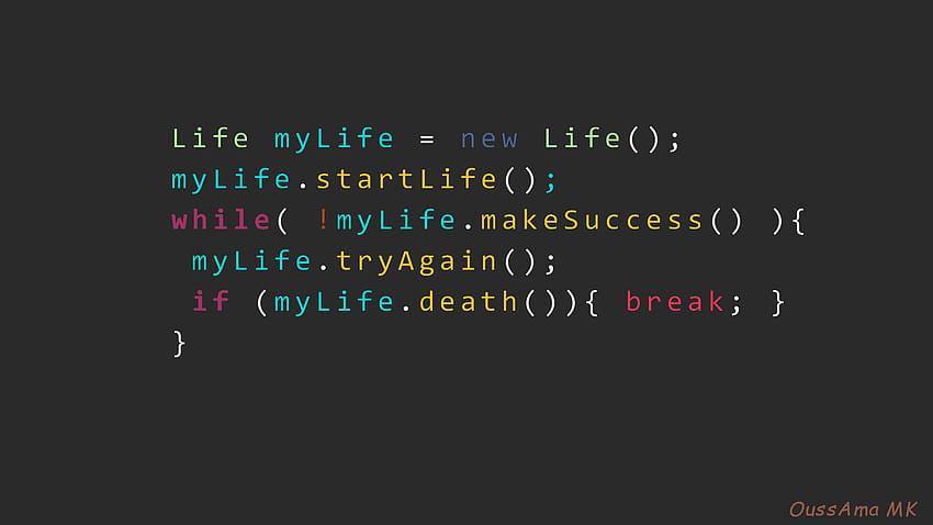 Życie programowania kodu w języku Java — rozdzielczość: Tapeta HD