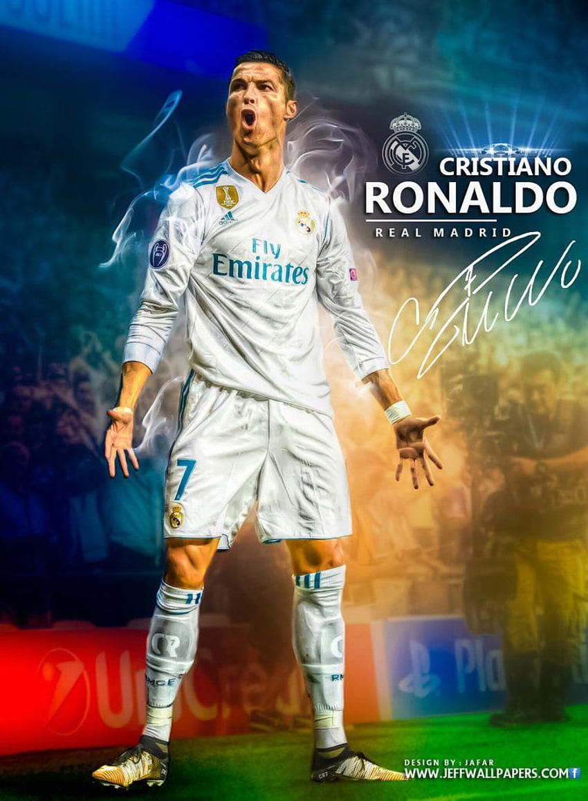 Cristiano Ronaldo Real Madrid 2018, CR7 Real Madrid Papel de parede de celular HD