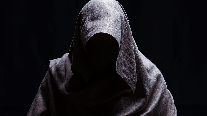 man in a hood, dark, , u 16:9, , , background, 19431 HD wallpaper