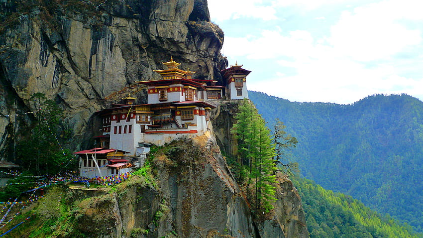 O Taktshang Goemba (mosteiro Ninho do Tigre), Butão papel de parede HD