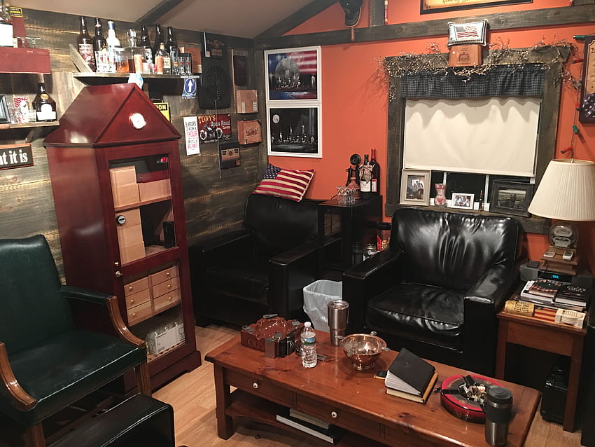 shed converted into a cigar lounge. Cigar lounge, Cigar room, Home HD wallpaper