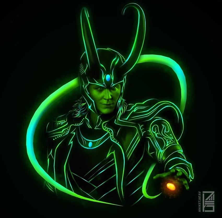 Neon Loki. Marvel artwork, Loki marvel, Marvel superhero posters HD wallpaper