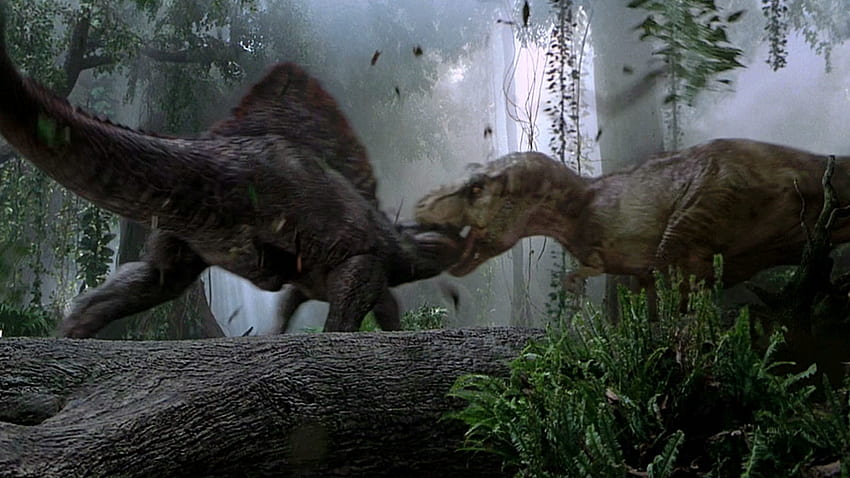 Jurassic Park T-Rex, Jurassic Park Spinosaurus HD-Hintergrundbild