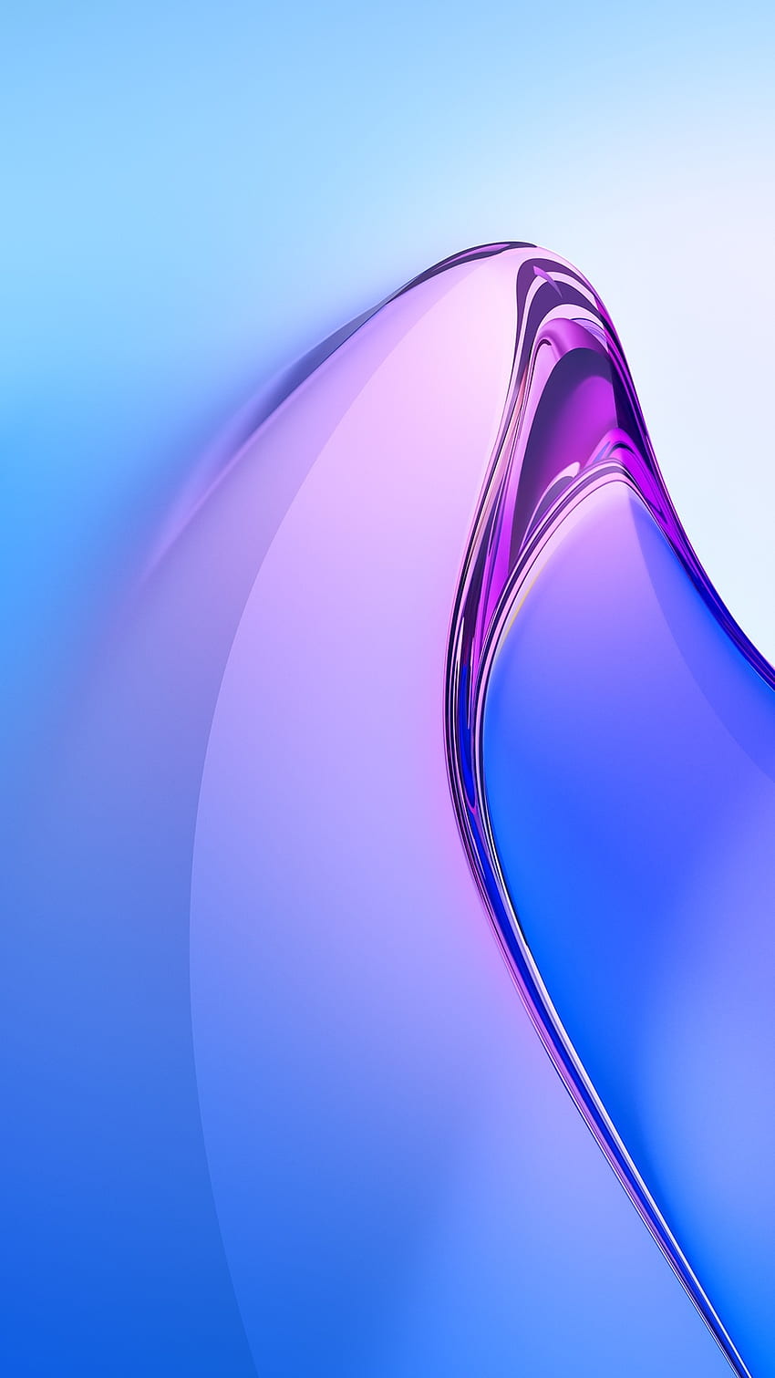 Oppo Reno 8 Pro, bleu et violet Fond d'écran de téléphone HD