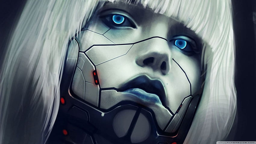Robot Face : High Definition : Mobile. Cyberpunk art, Cyborg girl, Cyberpunk, Robot Love HD wallpaper