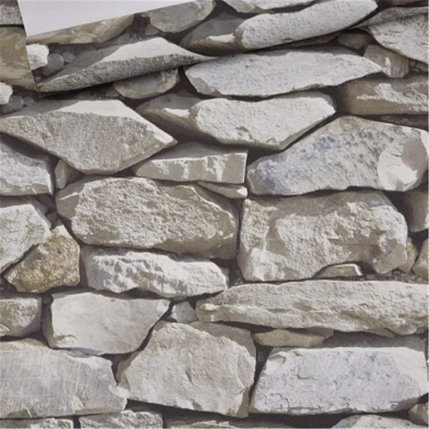Retro 3D solide Brick Rock Imitation Stein Hintergrund, D .uk: Küche & Haushalt HD-Handy-Hintergrundbild